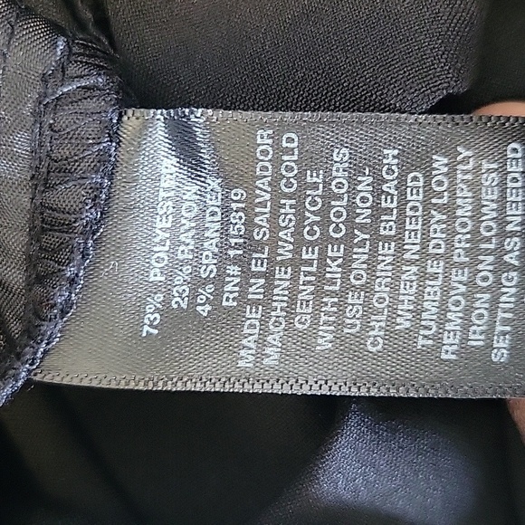 Black Dress Pants with Zipper Details - Picture 7 of 7